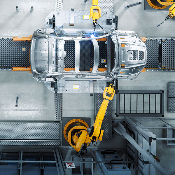 Automation Robotic Car Assembly Manufacturing