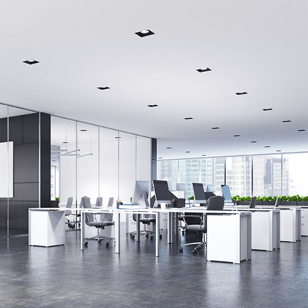 Bright office building