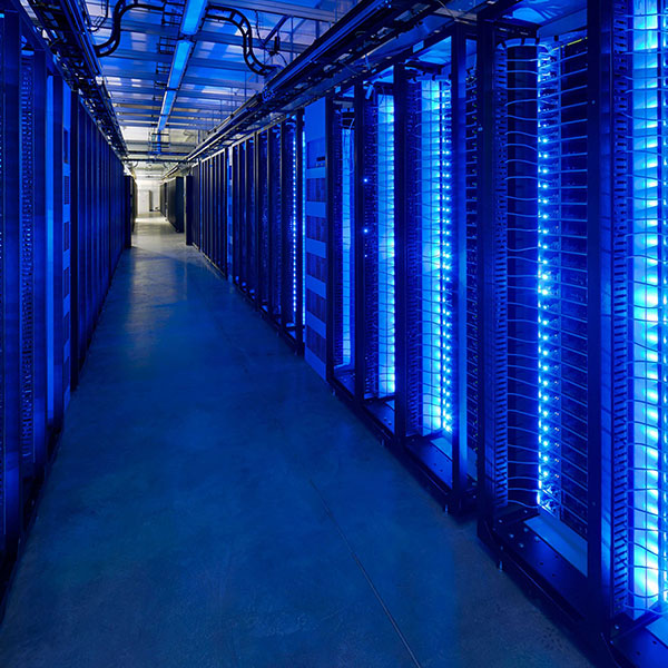 Hyperscale Data Center blue