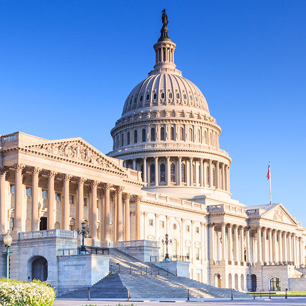 Federal government building capitol