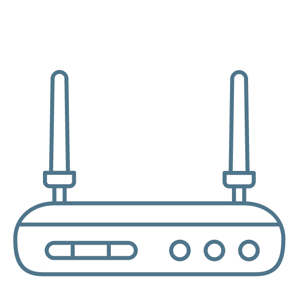 Broadband radio icon