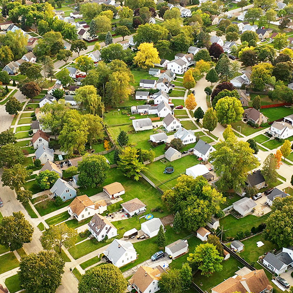 Neighborhood aerial