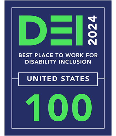 DEI Best Place to Work for Disability Inclusion Award 2024