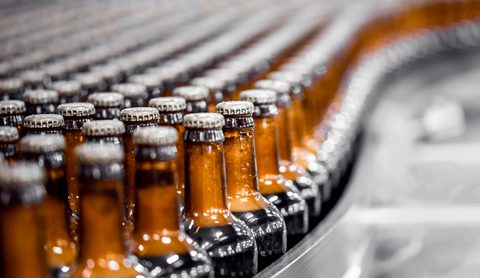 Food and Beverage Bottling Banner