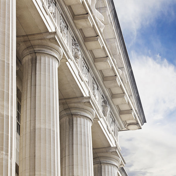 Exterior of government building