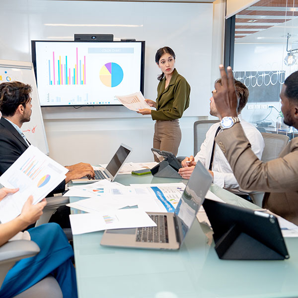 Wired Wireless BYOD Solution modern conference room 
