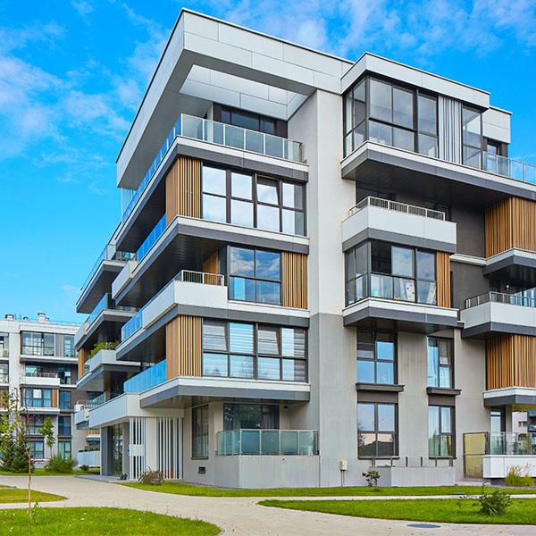 Modern multi-family building
