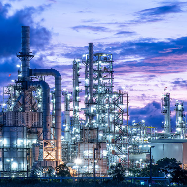 Bright lighting at harsh industrial environment