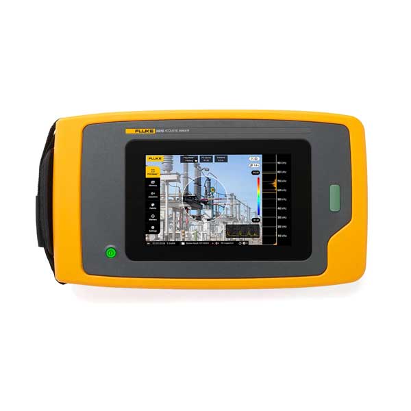 Fluke handheld analyzer with screen display