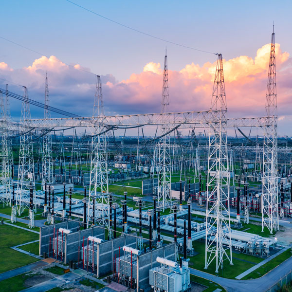 Utilities Market Powerlines Transmition Electrical Substation
