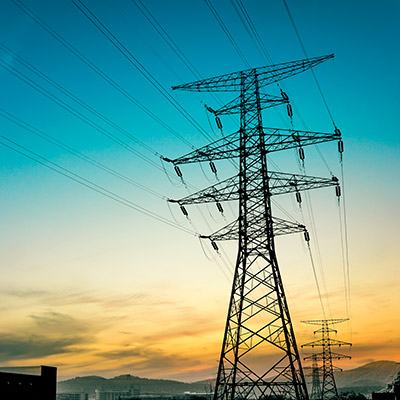 Utility lines.
