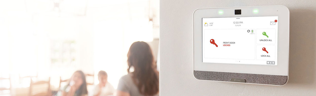 Johnson Controls IQ Panel 4 Lifestyle Lock UI
