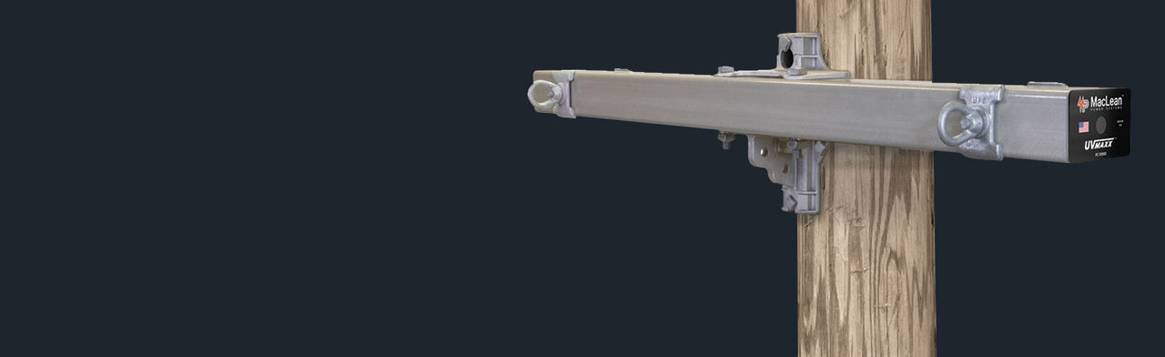 MacLean’s UVMAXX Fiberglass crossarm line 