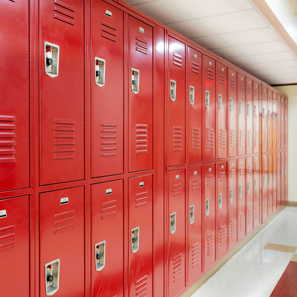 Hanwha Market Education Red School Lockers