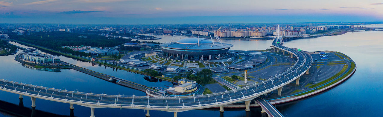 Russia St. Petersburg Expressway Football Stadium