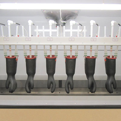 PPE Testing Rubber Gloves