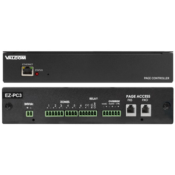 Valcom EZ-PC3 Controller Straight