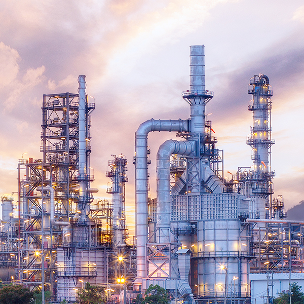 Oil and gas refinery