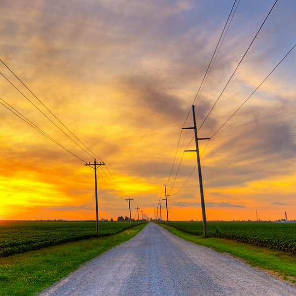 Rural light poles