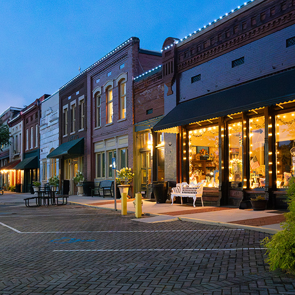 Local shops using broadband solutions.