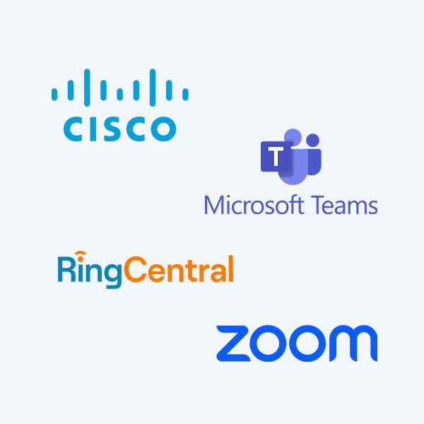 UC Partner Logos Cisco Microsoft Teams RingCentral Zoom