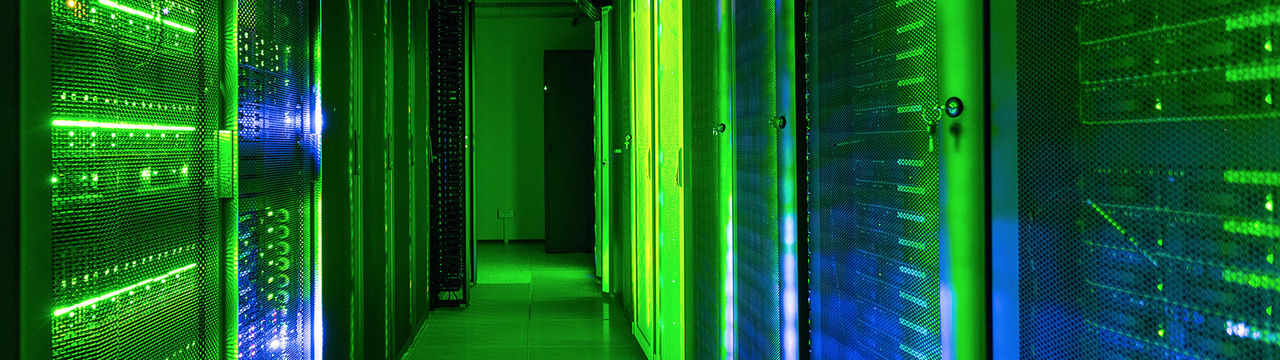Modern bright data center