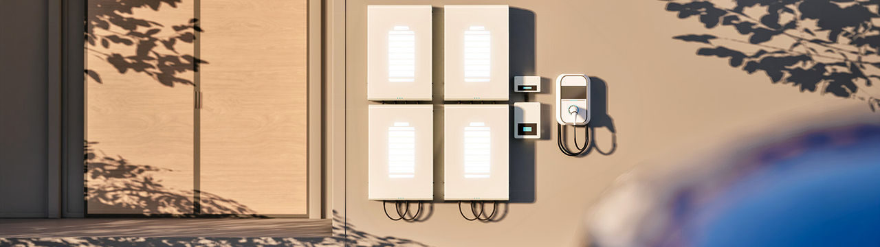 Energy Storage Systems Outside Residential Home