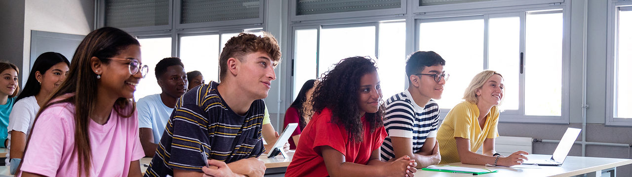 Students in classroom