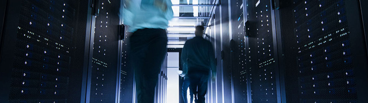 Data center people blur