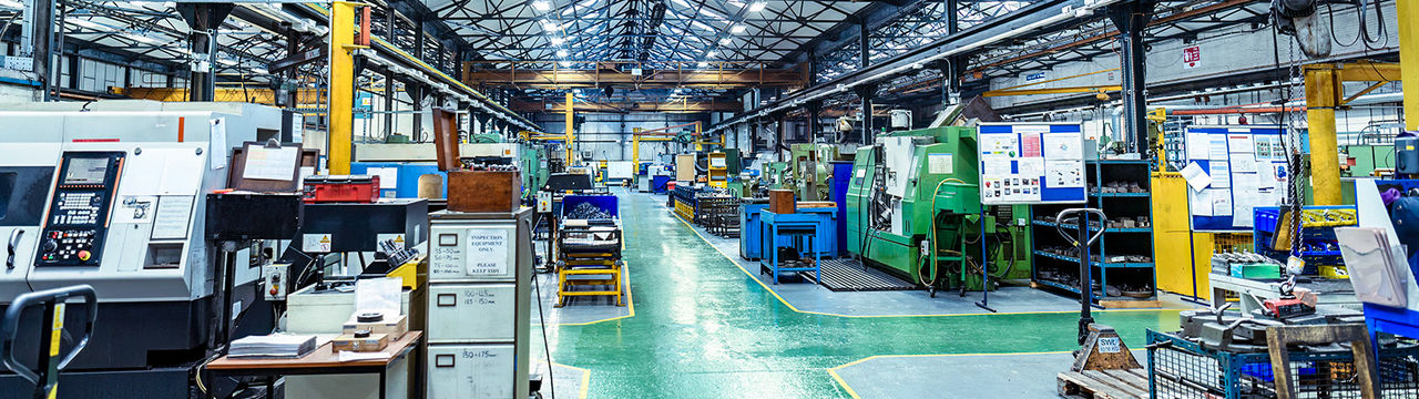 Engineering factory with armored cable applications