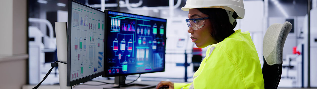 Female Computer Designer