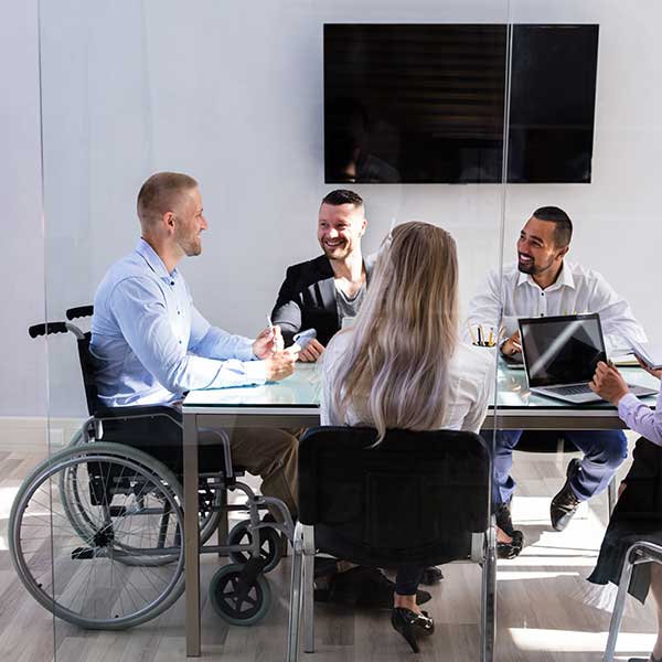 Workplace Wheelchair Leader Careers Inclusion and Diversity