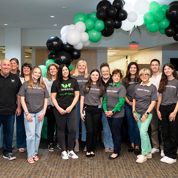 Pittsburgh employees during Wesco Day of Caring