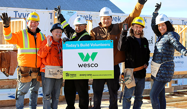 Wesco Habitat for Humanity volunteers 2025