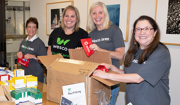 Wesco Red Cross volunteers