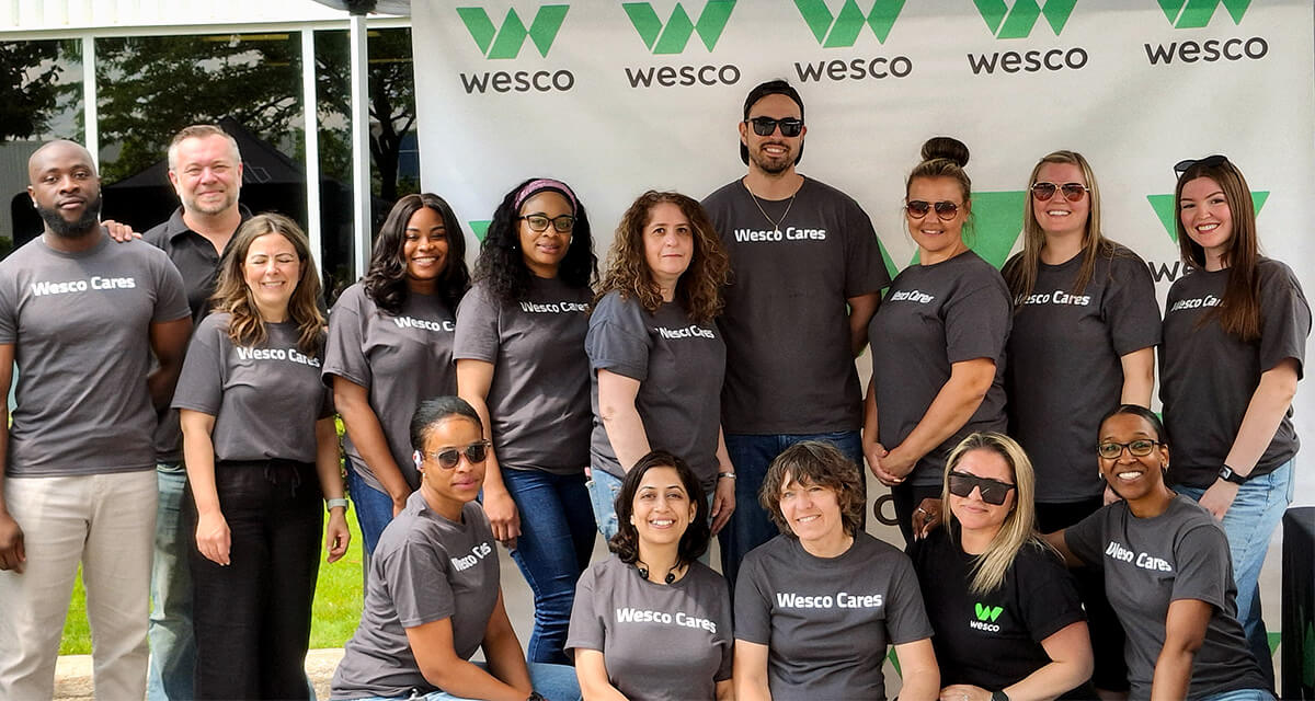 Wesco employees during Day of Caring 2025