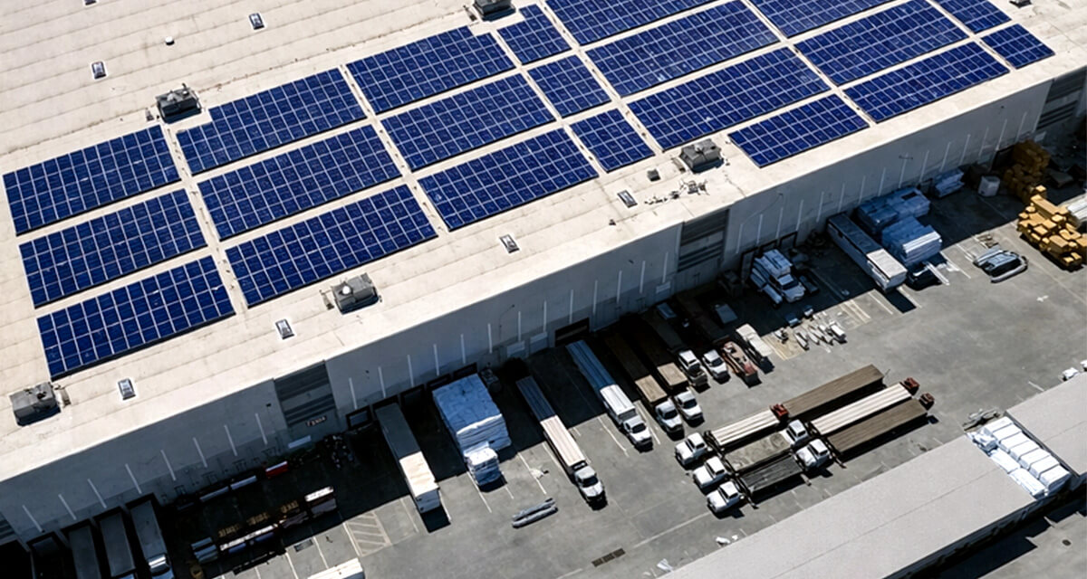 Wesco Avondale rooftop solar installation