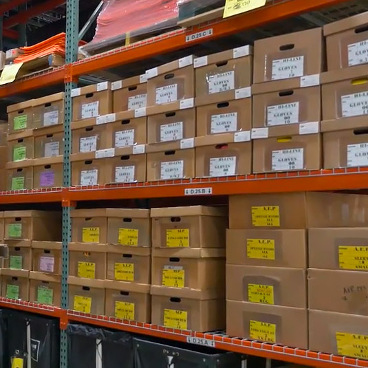 Wesco inventory for rubber goods.