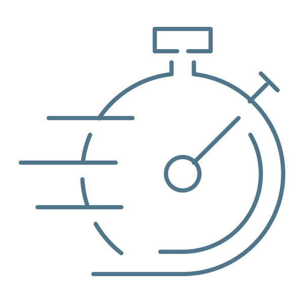 Speed project deployment icon