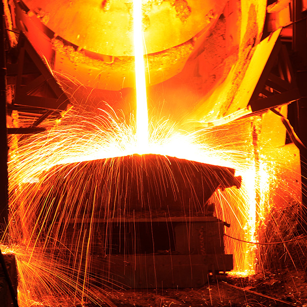Steel manufacturing high temperature