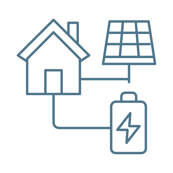 Distributed Energy Resources (DER) Icon